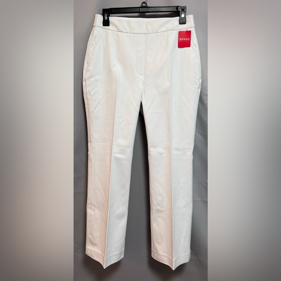 New SPANX Silver Linings Kick Flare Pull-on Pants size Medium in Classic White - Picture 5 of 16